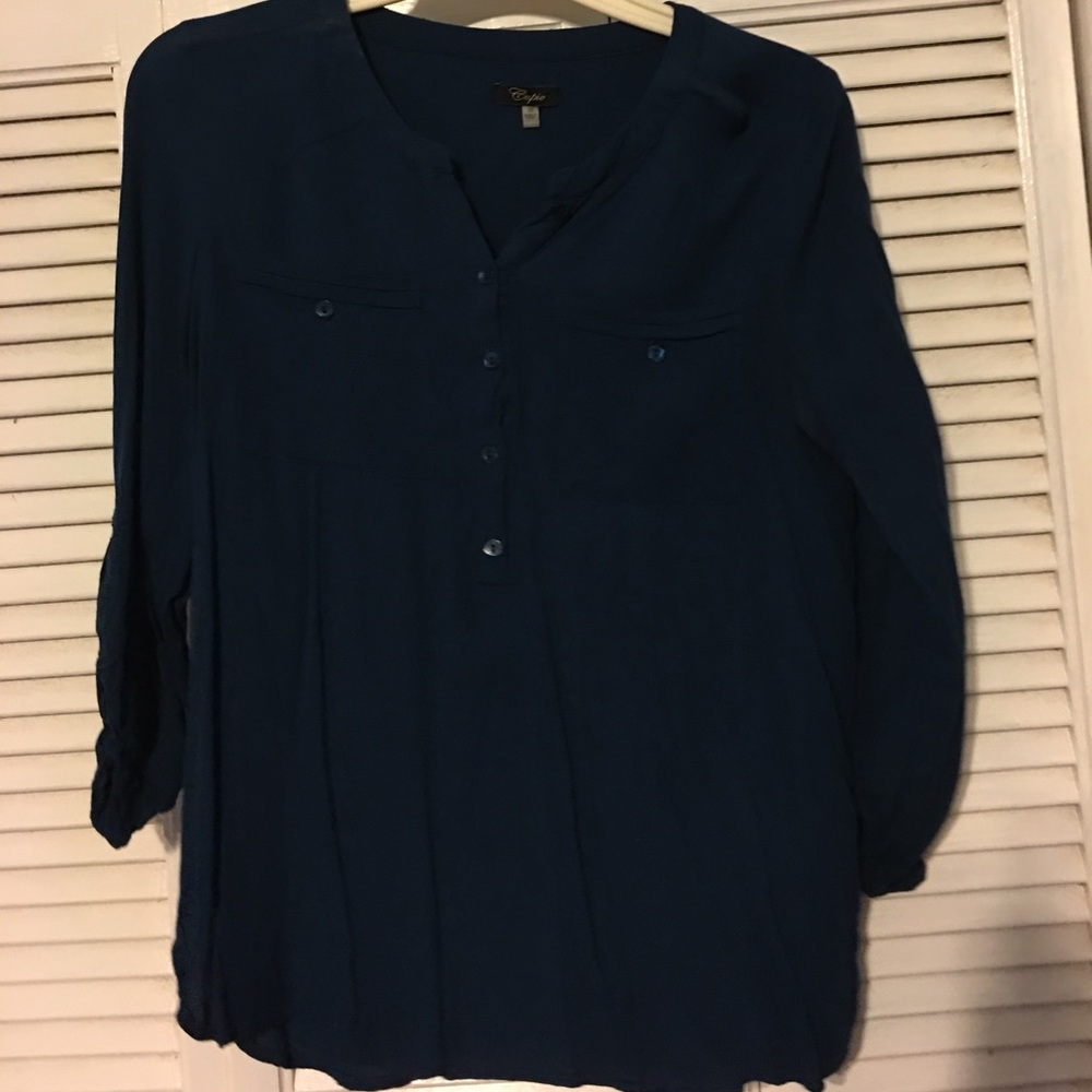 GUC Dark Teal Blouse by Cupio‎